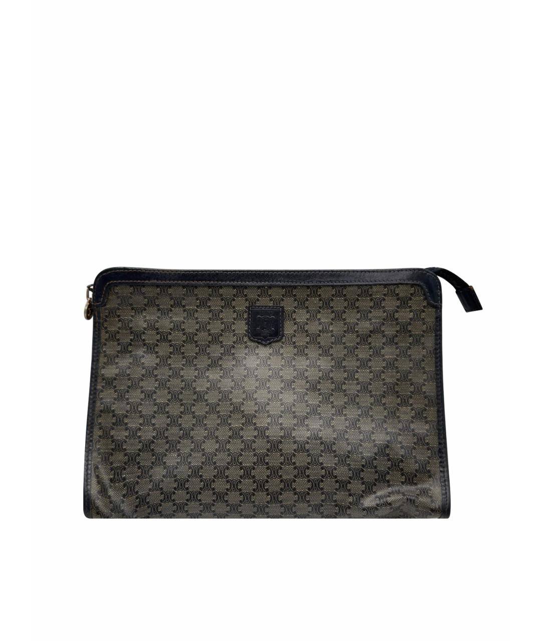 CELINE Темно-синяя барсетка, фото 8