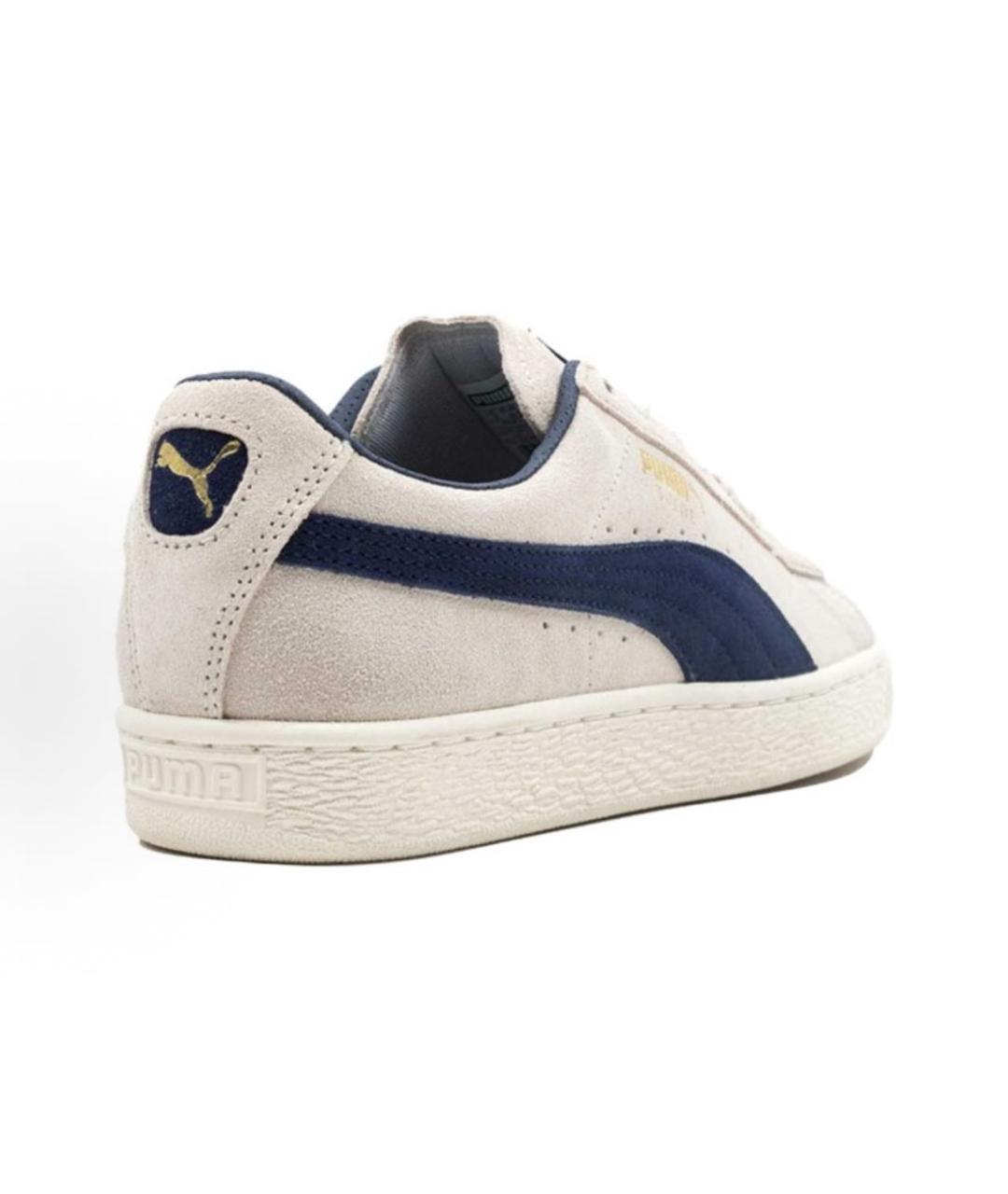 PUMA Бежевые замшевые низкие кроссовки / кеды, фото 2