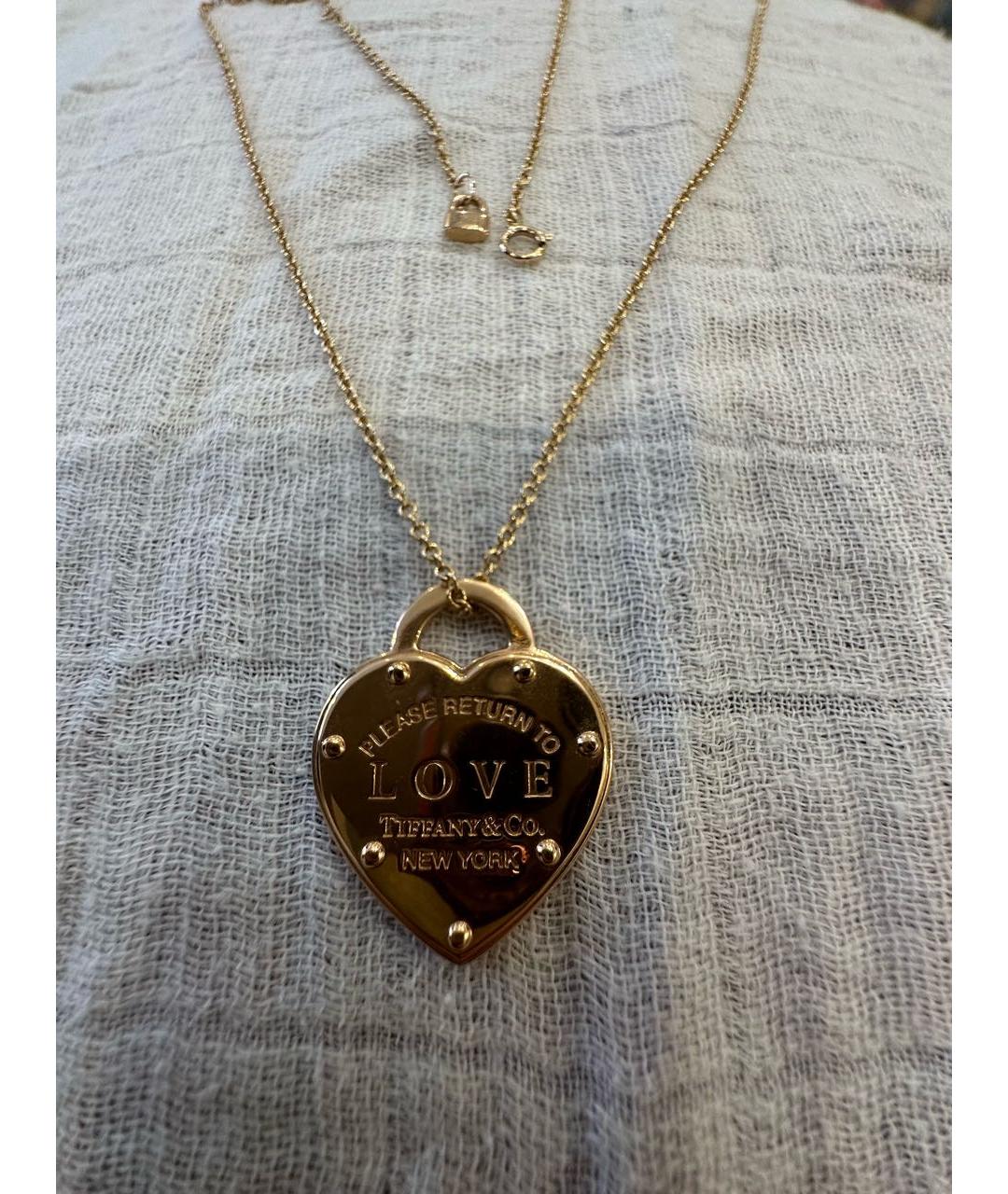 TIFFANY&CO Золотое колье из розового золота, фото 2