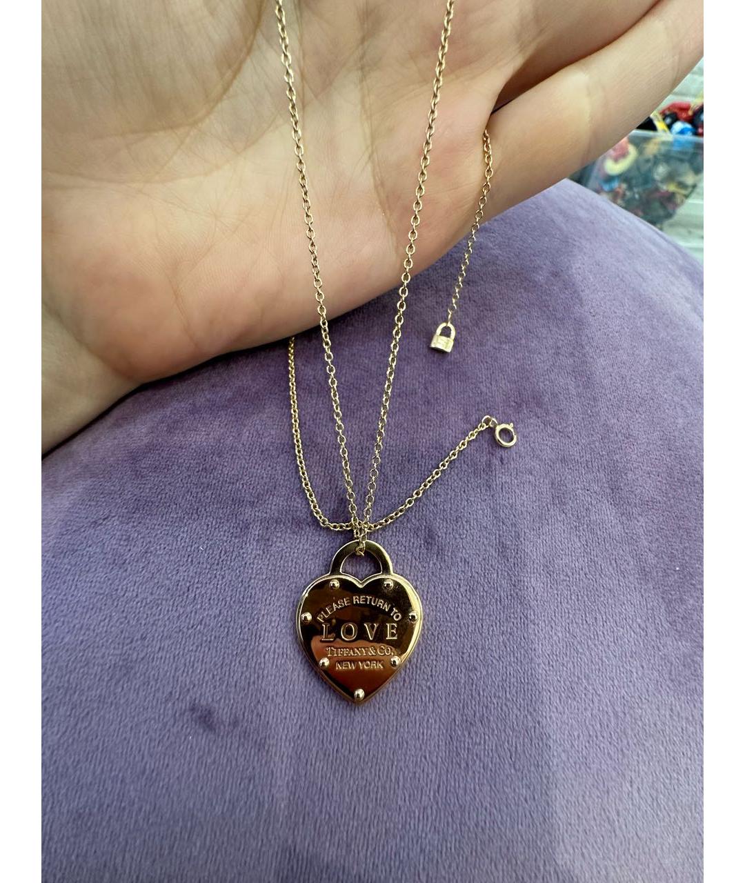 TIFFANY&CO Золотое колье из розового золота, фото 5