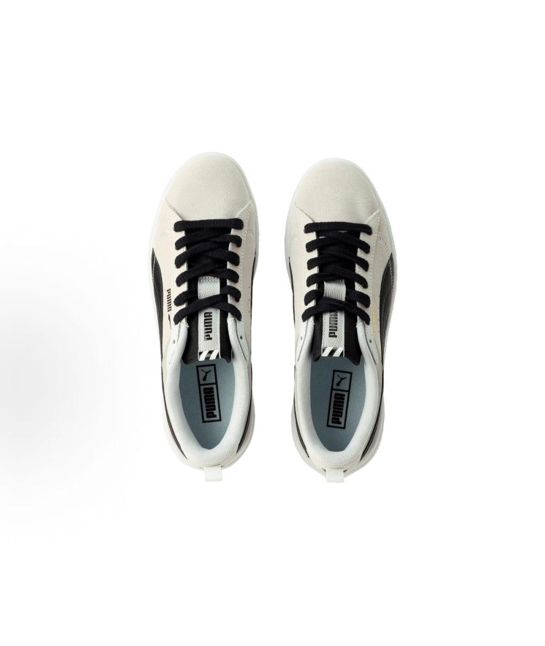 PUMA Бежевые замшевые низкие кроссовки / кеды, фото 2