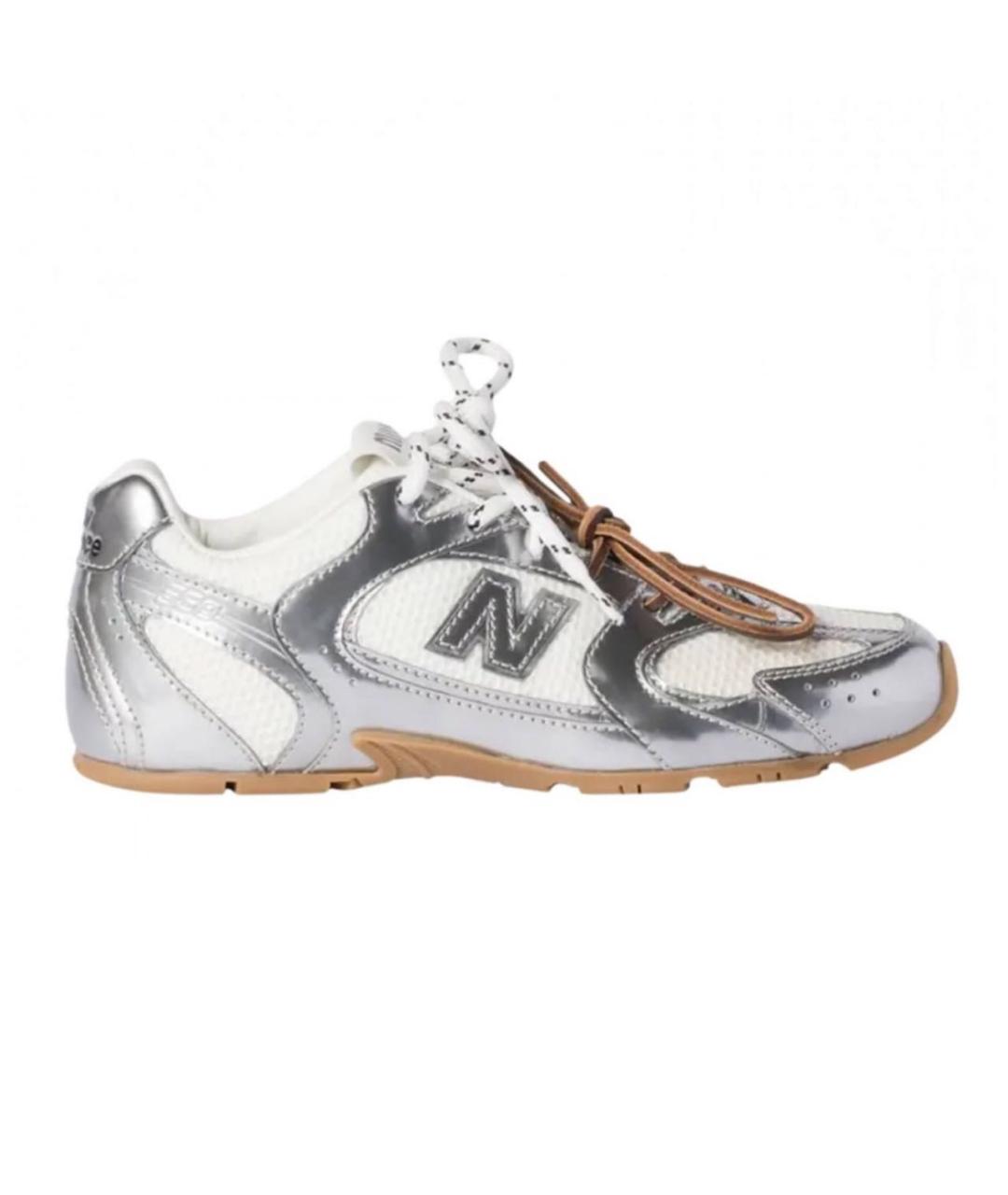 MIU MIU Белые кожаные кроссовки, фото 5