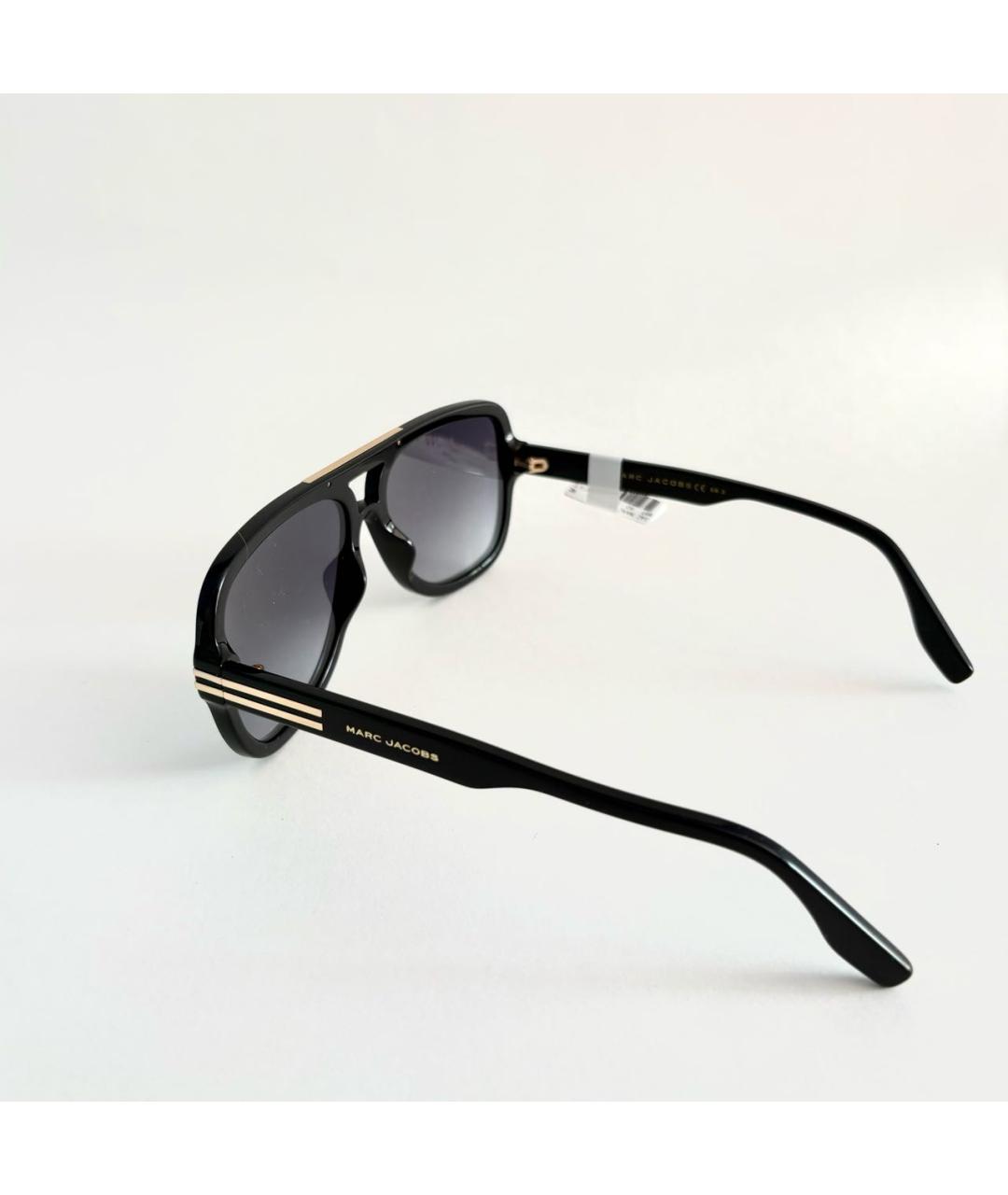MARC JACOBS Черные металлические солнцезащитные очки, фото 4