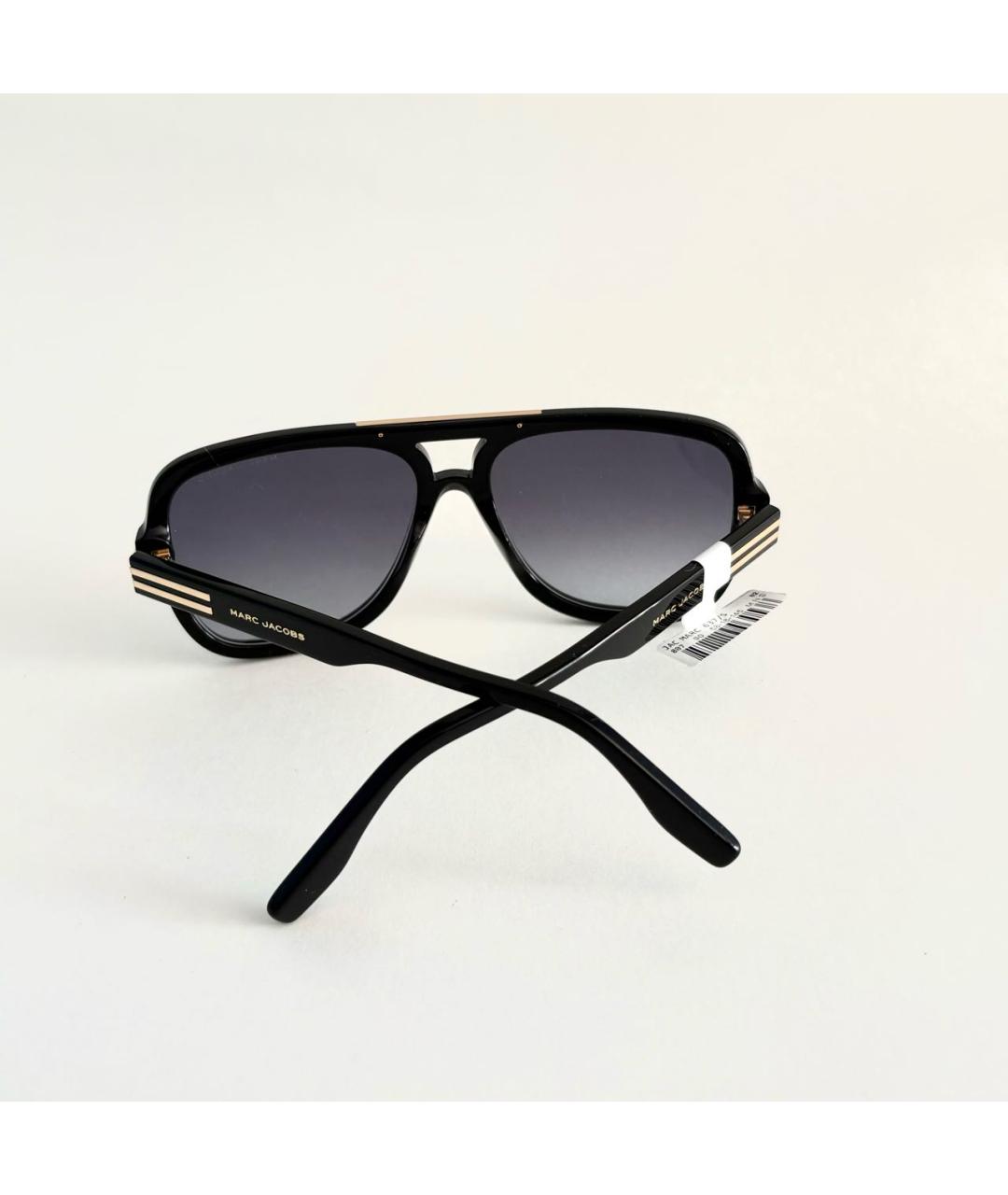 MARC JACOBS Черные металлические солнцезащитные очки, фото 6