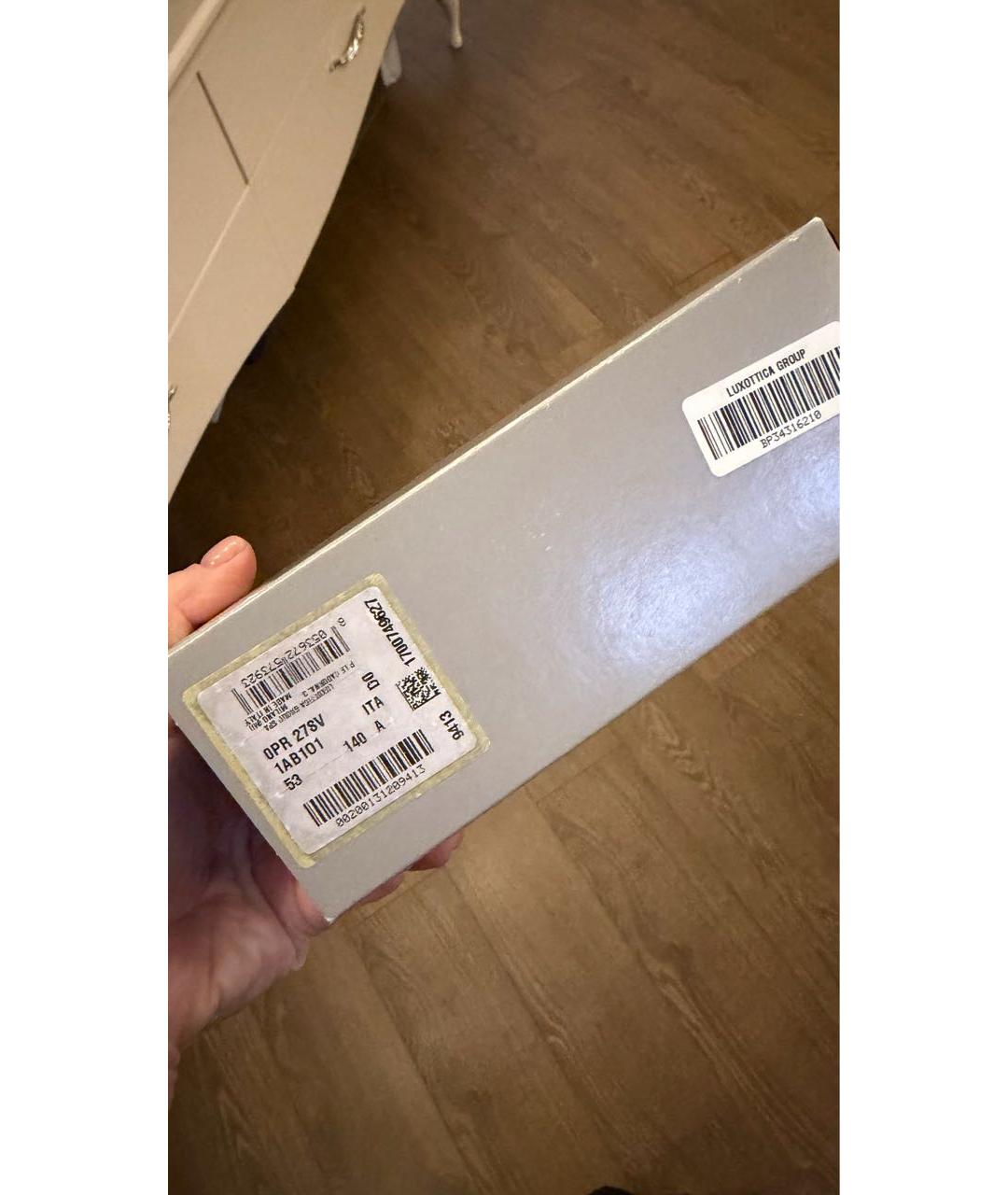 PRADA Антрацитовые металлические солнцезащитные очки, фото 8