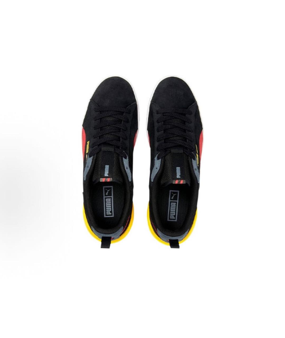 PUMA Черные замшевые низкие кроссовки / кеды, фото 2