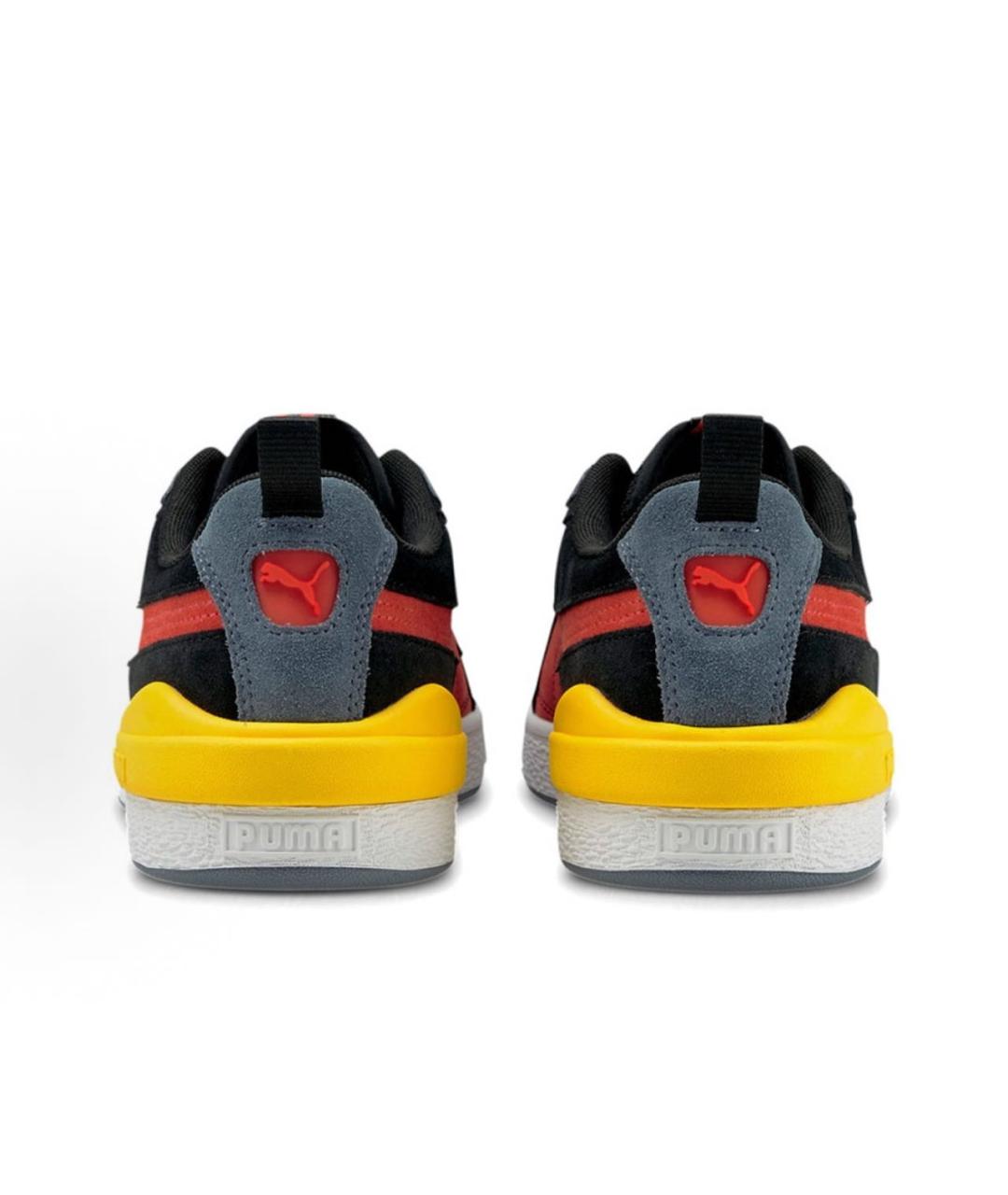 PUMA Черные замшевые низкие кроссовки / кеды, фото 3