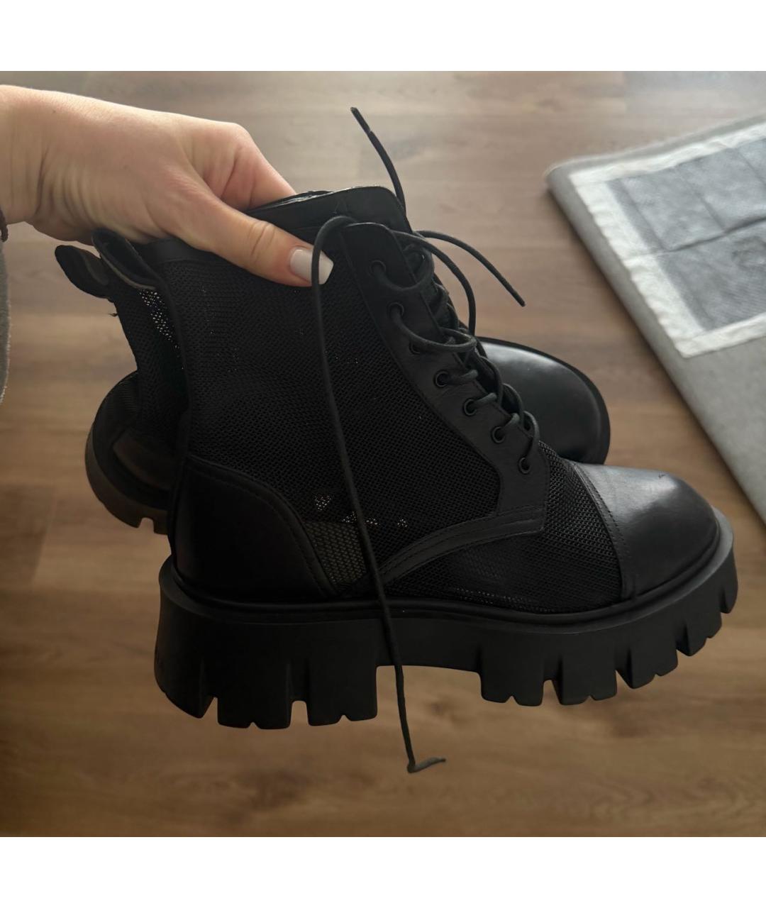 PREMIATA Черные кожаные ботильоны, фото 2