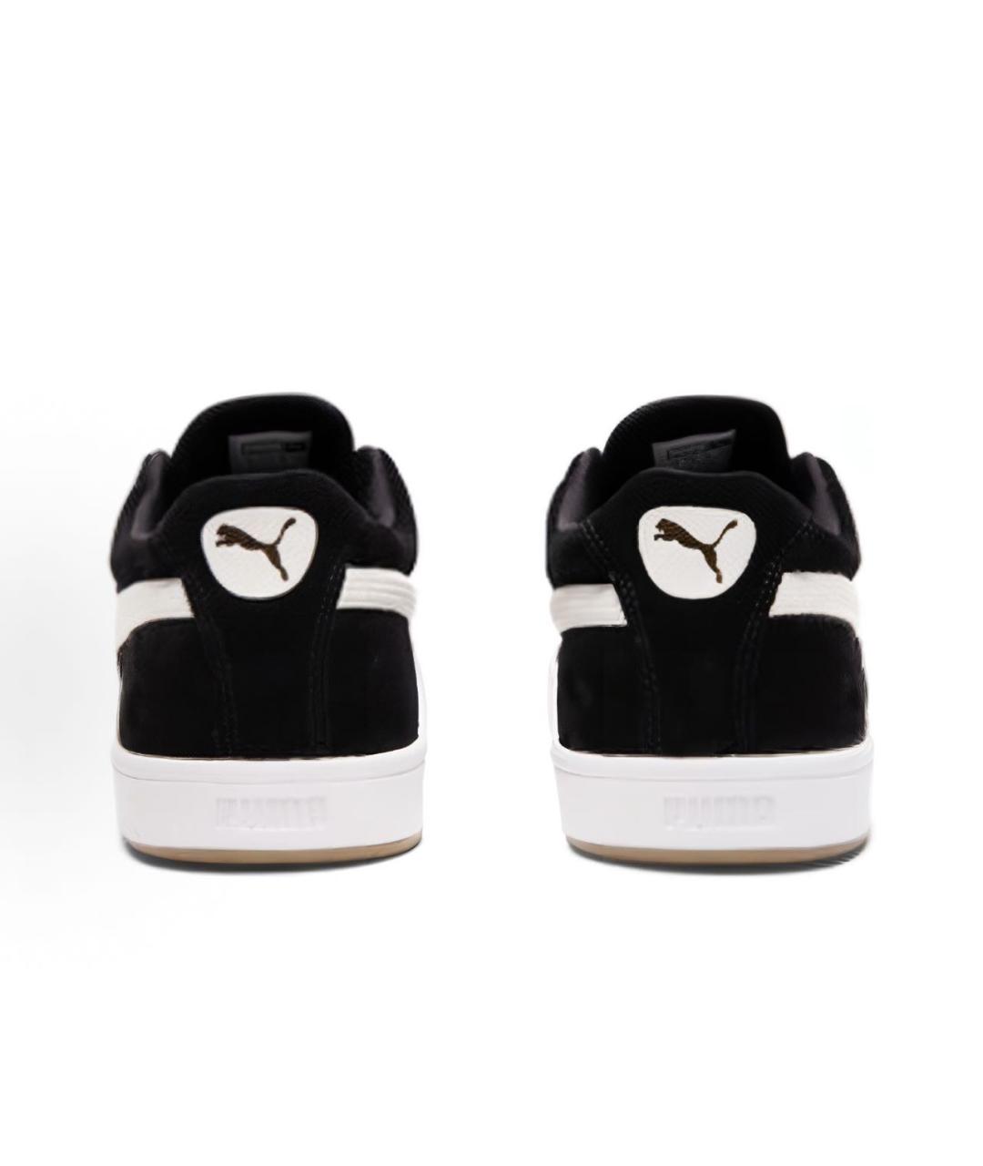 PUMA Черные замшевые низкие кроссовки / кеды, фото 3