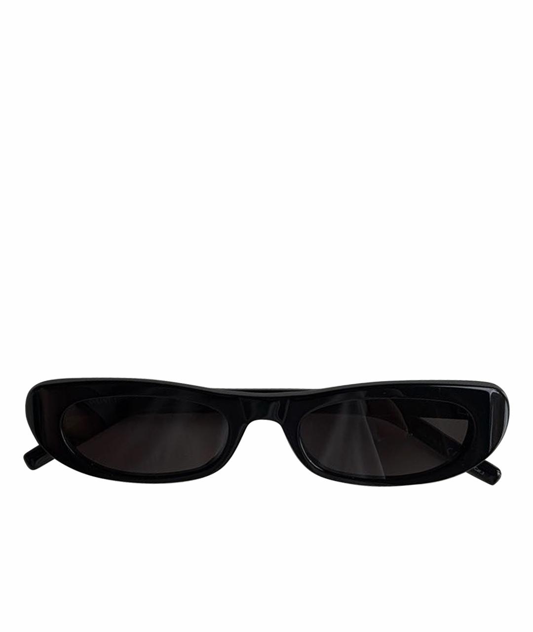 SAINT LAURENT Черные солнцезащитные очки, фото 1