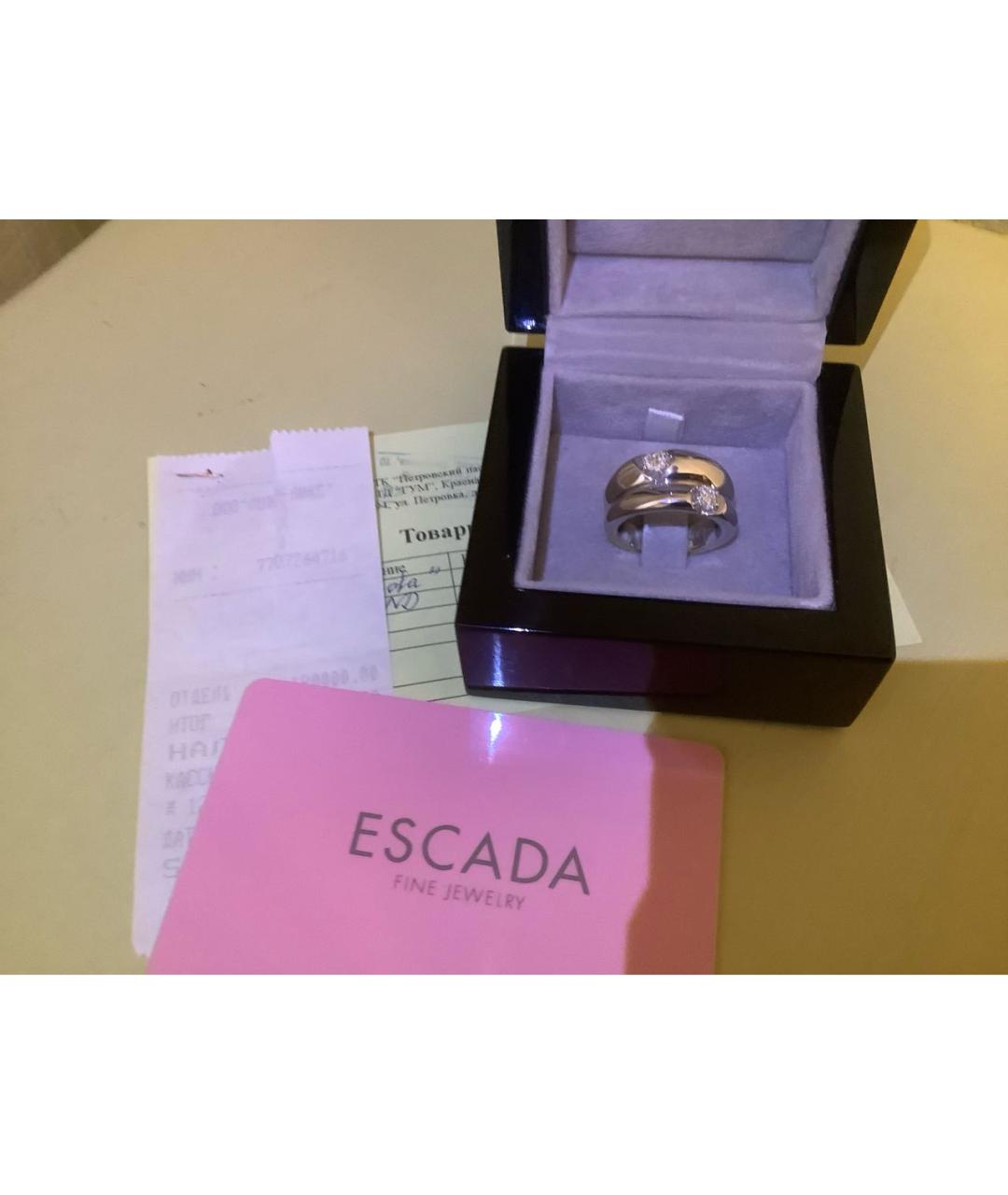 ESCADA Белое кольцо из белого золота, фото 3