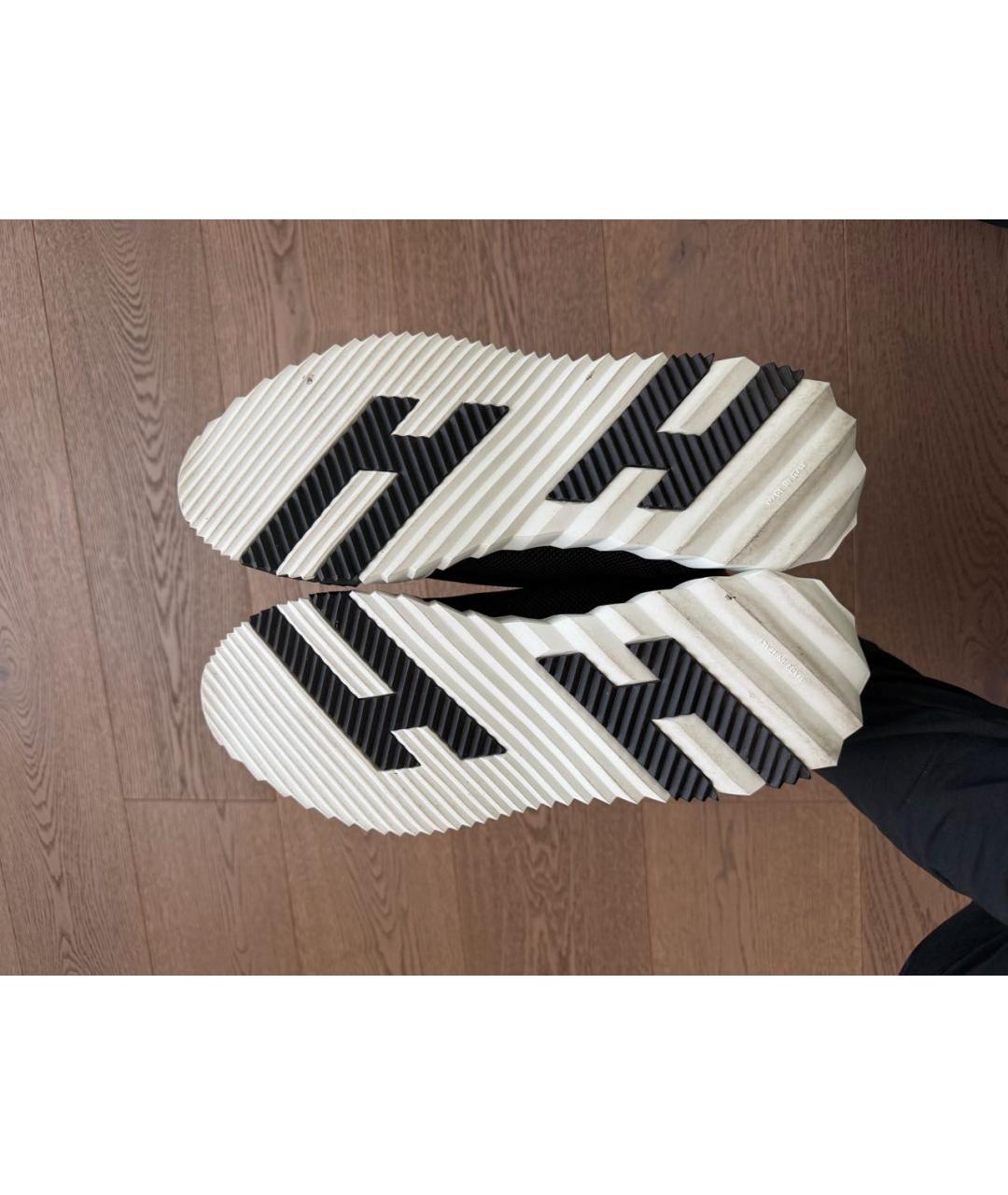 HERMES Черные низкие кроссовки / кеды, фото 5