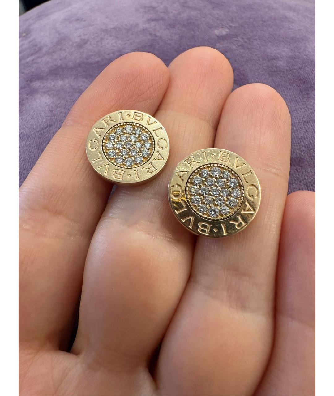 BVLGARI Золотые запонки из желтого золота, фото 4