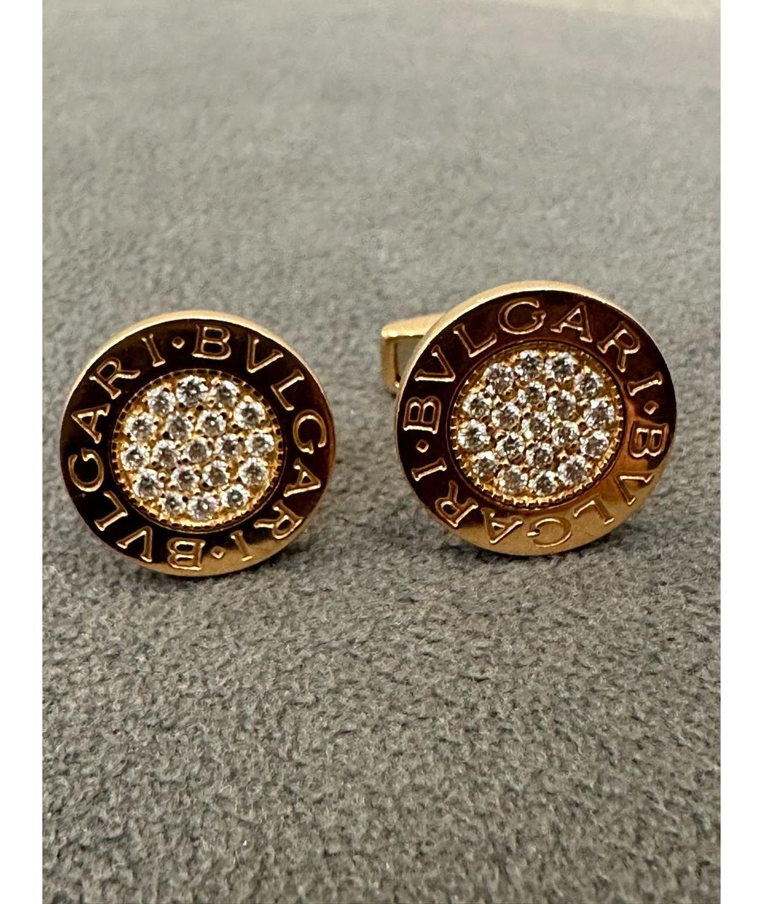 BVLGARI Золотые запонки из желтого золота, фото 9