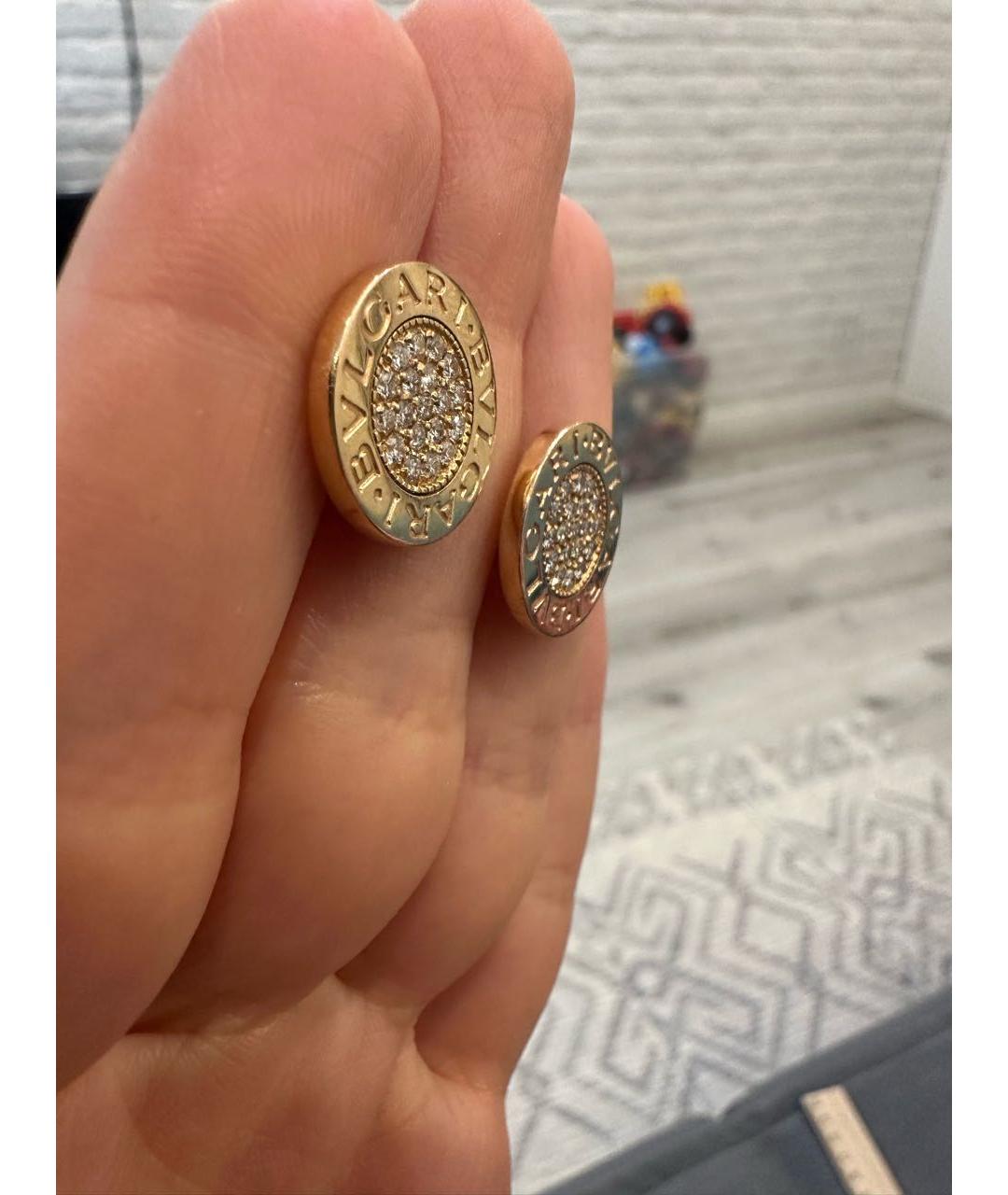 BVLGARI Золотые запонки из желтого золота, фото 3