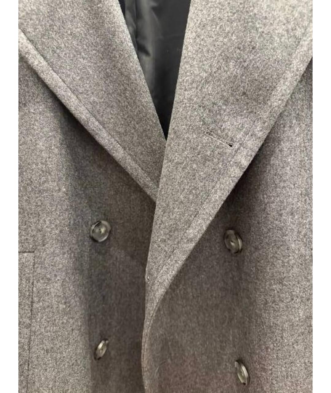 HEVO Антрацитовое шерстяное пальто, фото 4