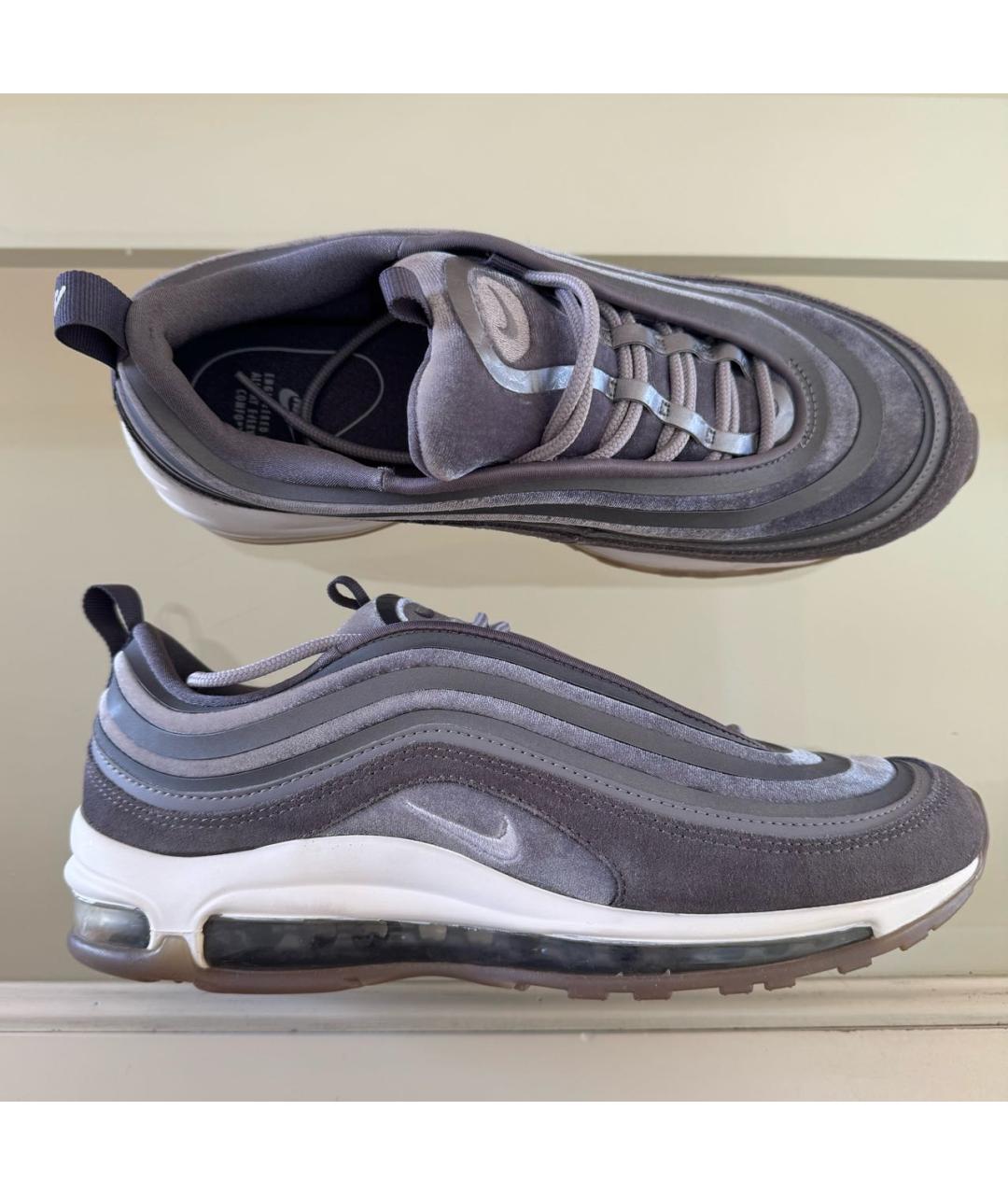 NIKE Антрацитовые текстильные кроссовки, фото 6