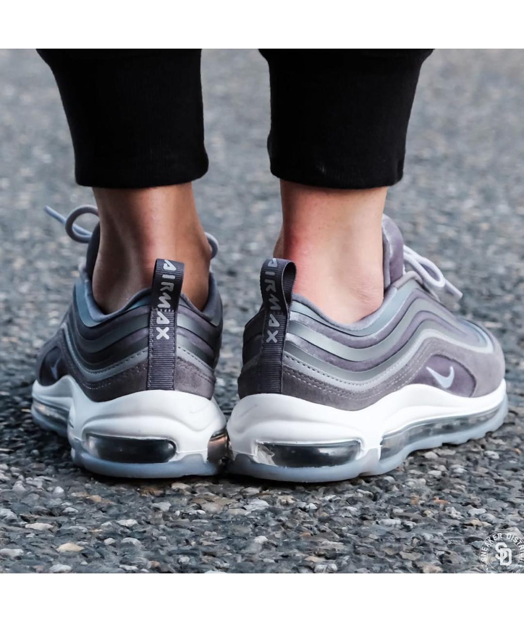 NIKE Антрацитовые текстильные кроссовки, фото 4