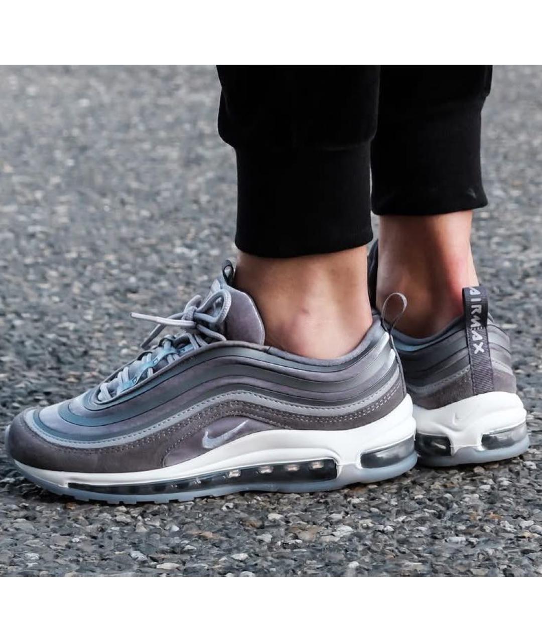 NIKE Антрацитовые текстильные кроссовки, фото 2