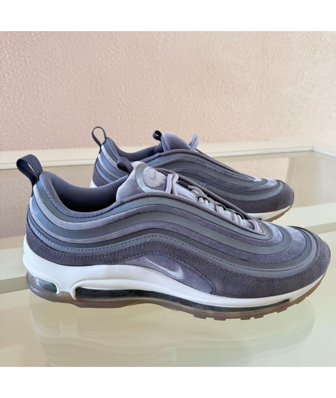 NIKE Антрацитовые текстильные кроссовки, фото 5