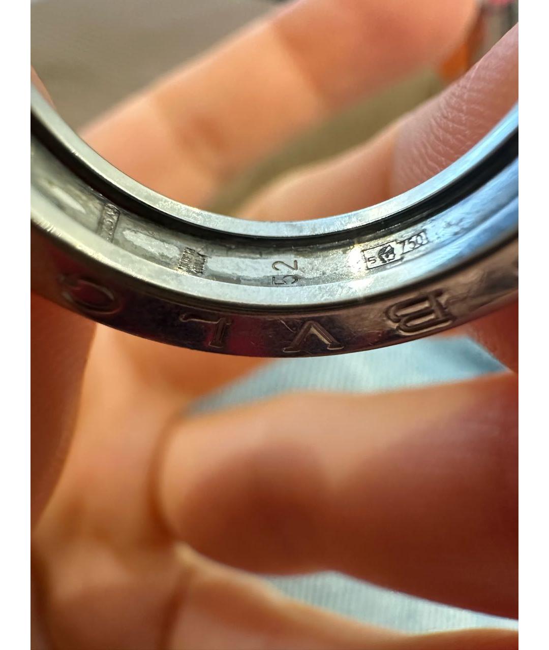 BVLGARI Серебряное кольцо из белого золота, фото 5