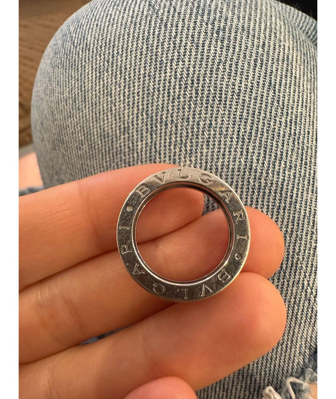 BVLGARI Серебряное кольцо из белого золота, фото 2