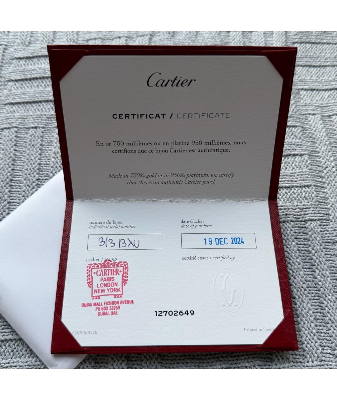 CARTIER Золотое кольцо из желтого золота, фото 4