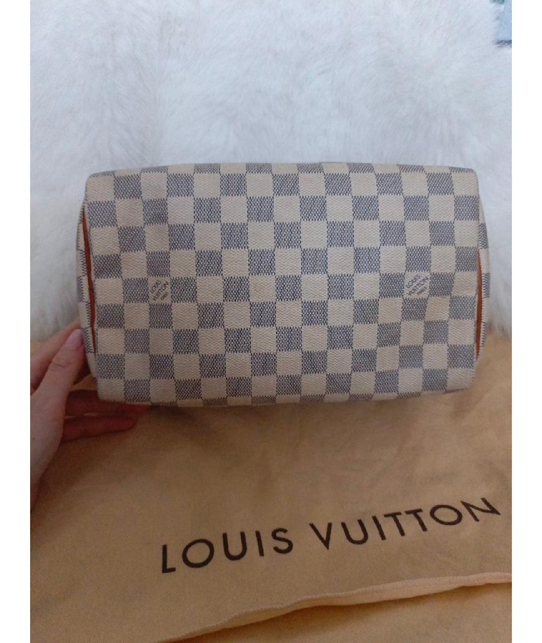 LOUIS VUITTON Белая сумка с короткими ручками, фото 7