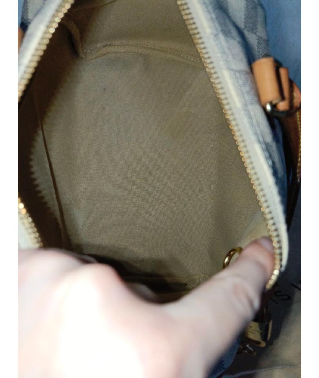 LOUIS VUITTON Белая сумка с короткими ручками, фото 4