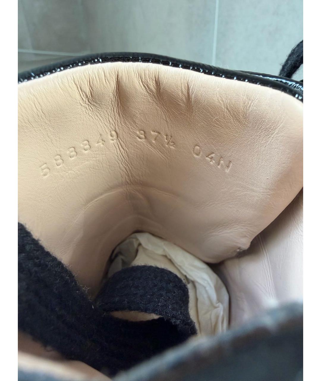 GUCCI Бежевые текстильные ботильоны, фото 3