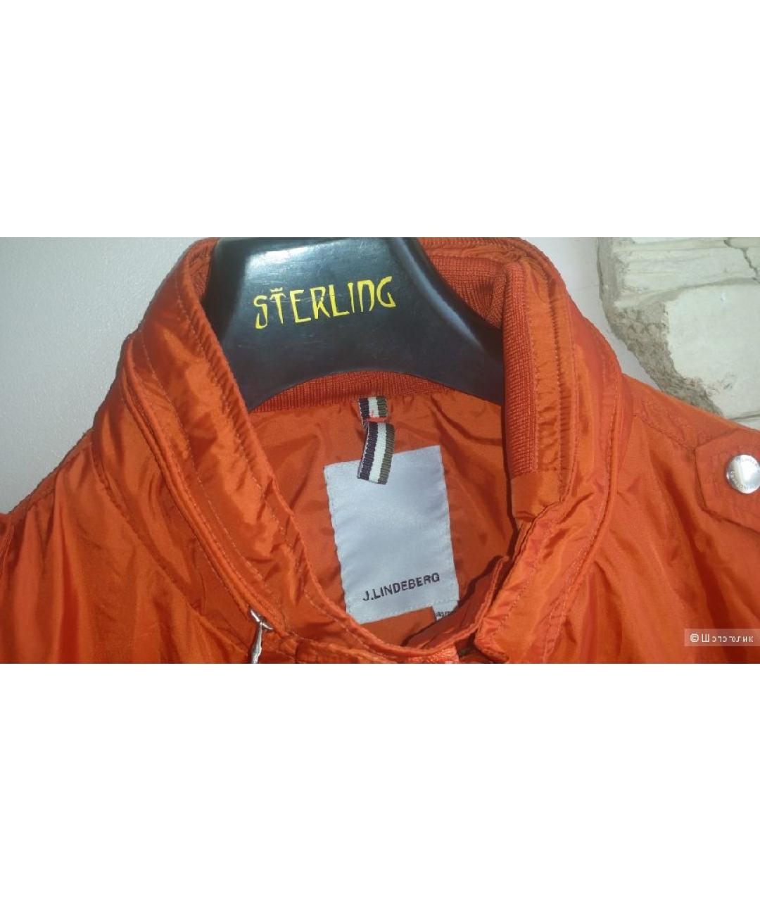 J.LINDERBERG Оранжевая полиамидовая куртка, фото 8