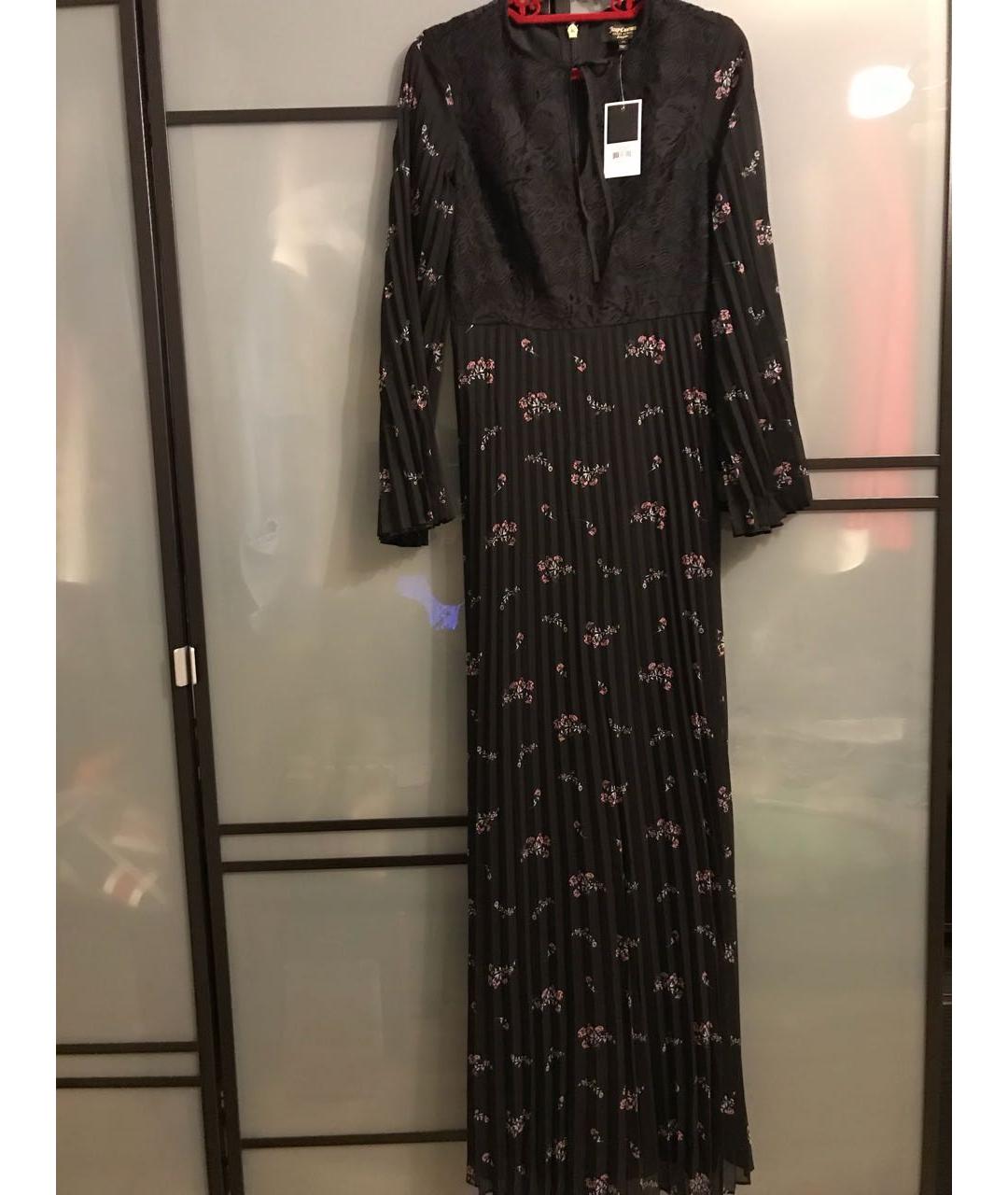 JUICY COUTURE Черное полиэстеровое повседневное платье, фото 9