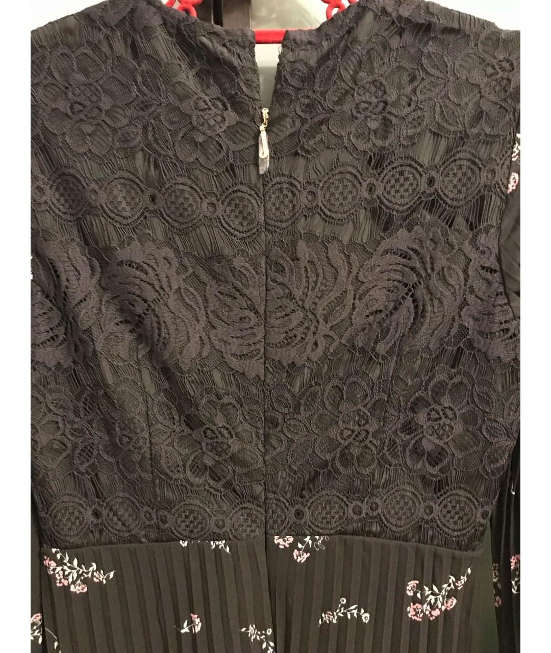 JUICY COUTURE Черное полиэстеровое повседневное платье, фото 4