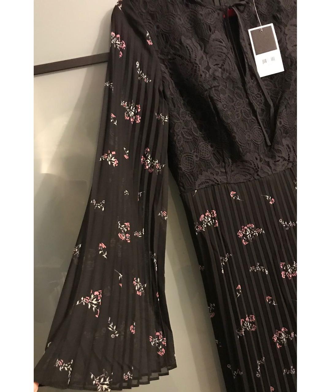 JUICY COUTURE Черное полиэстеровое повседневное платье, фото 6