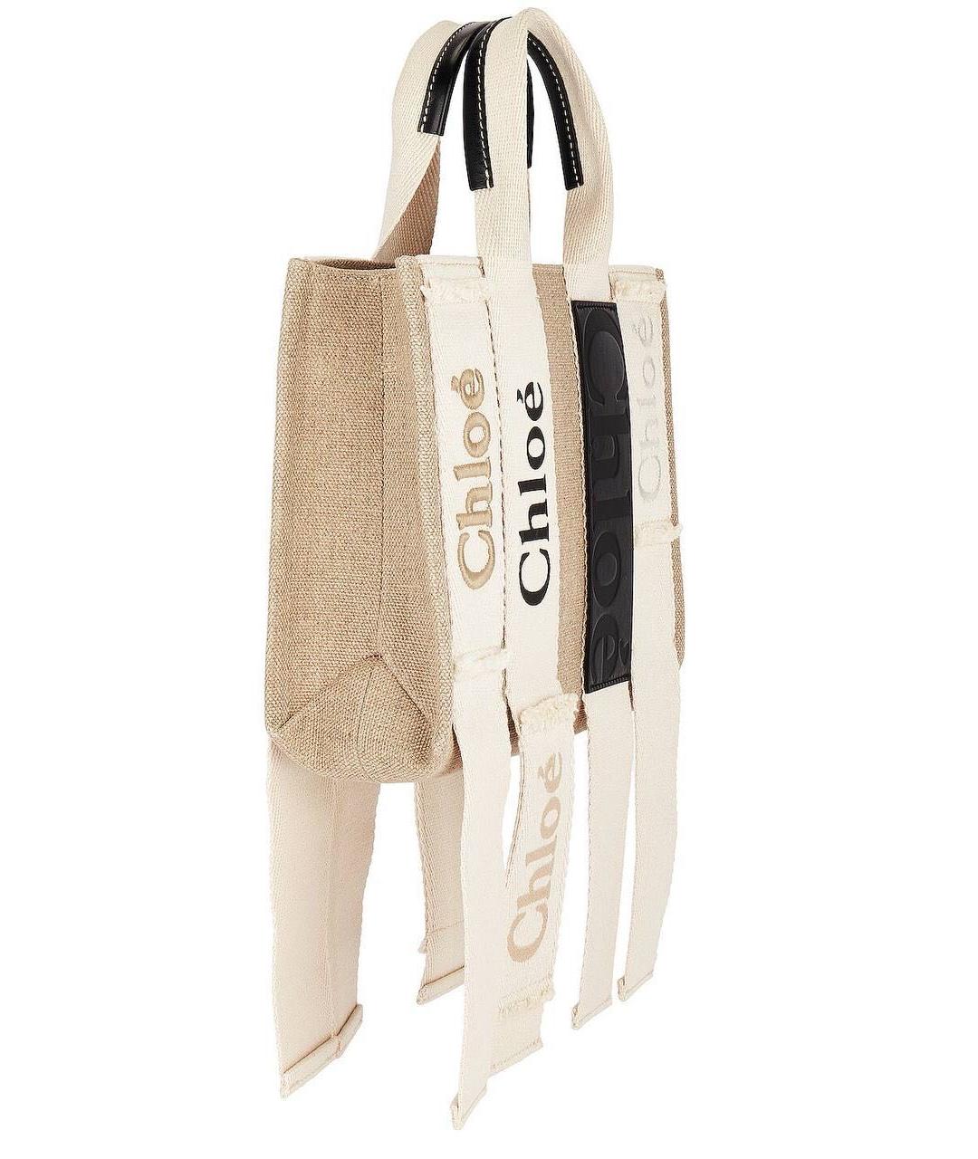 CHLOE Бежевая сумка тоут, фото 8