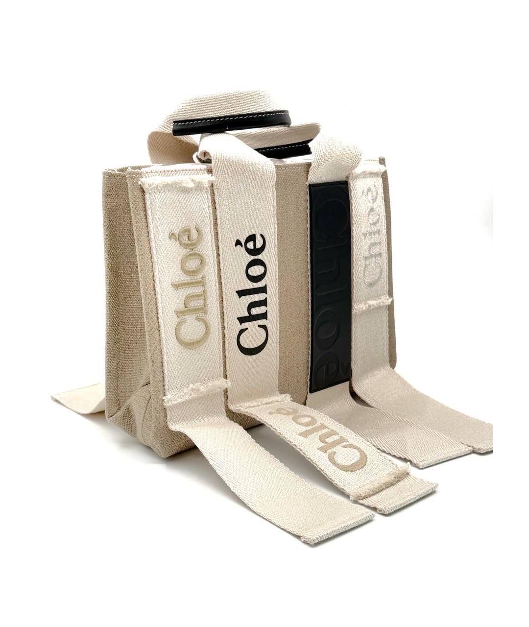 CHLOE Бежевая сумка тоут, фото 5