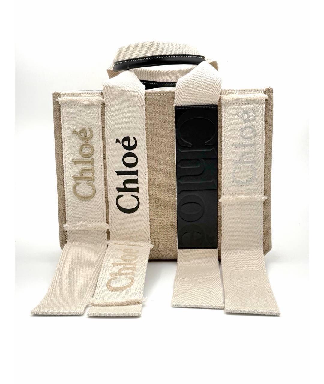 CHLOE Бежевая сумка тоут, фото 3