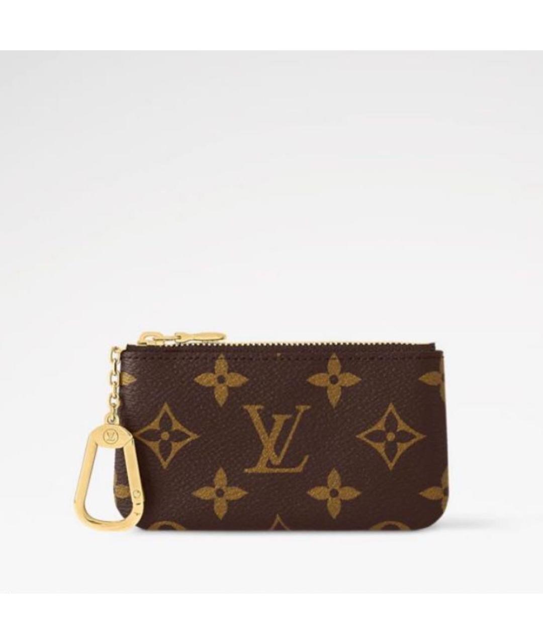 LOUIS VUITTON Коричневый кошелек, фото 2