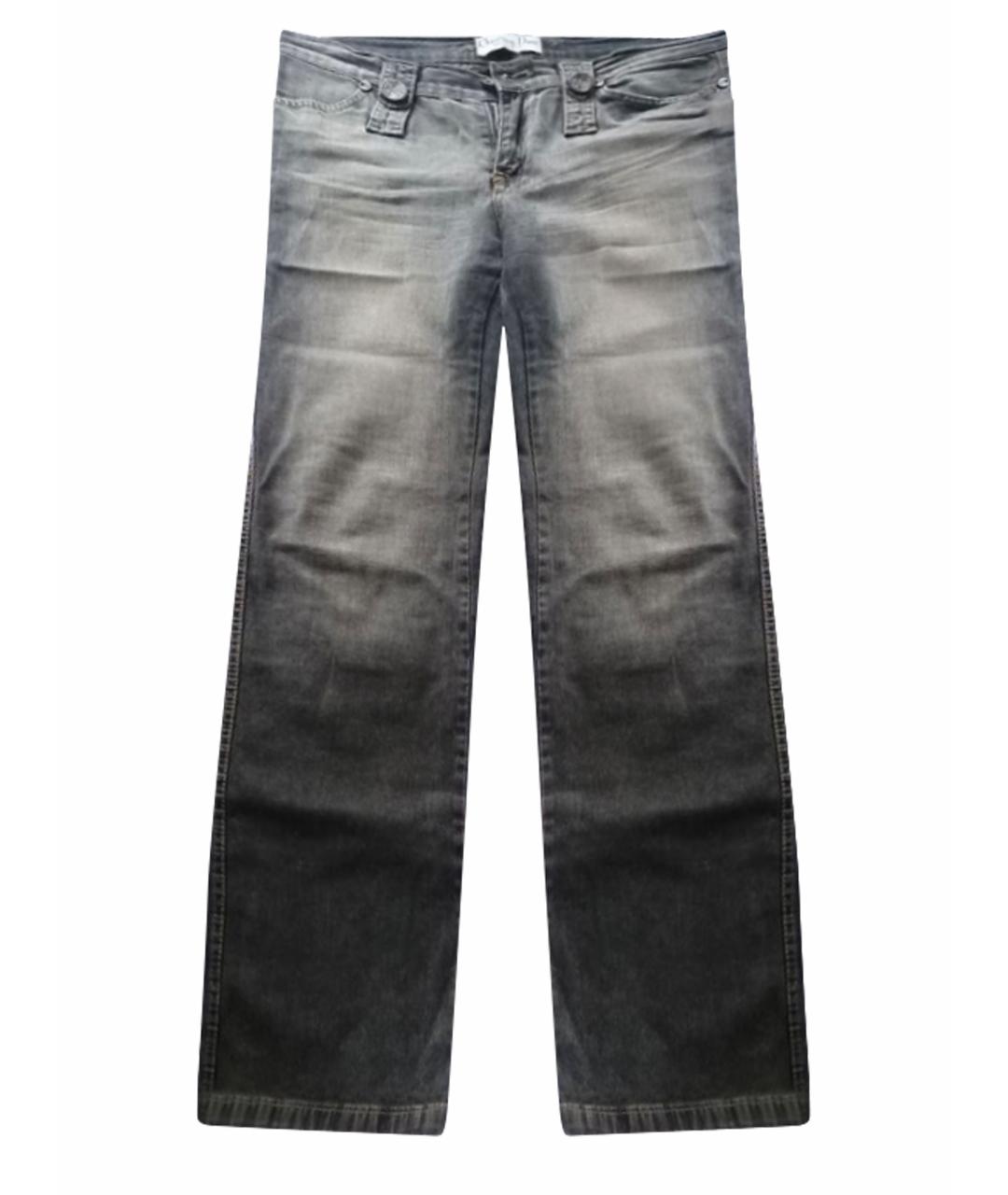 CHRISTIAN DIOR Серые джинсы клеш, фото 1