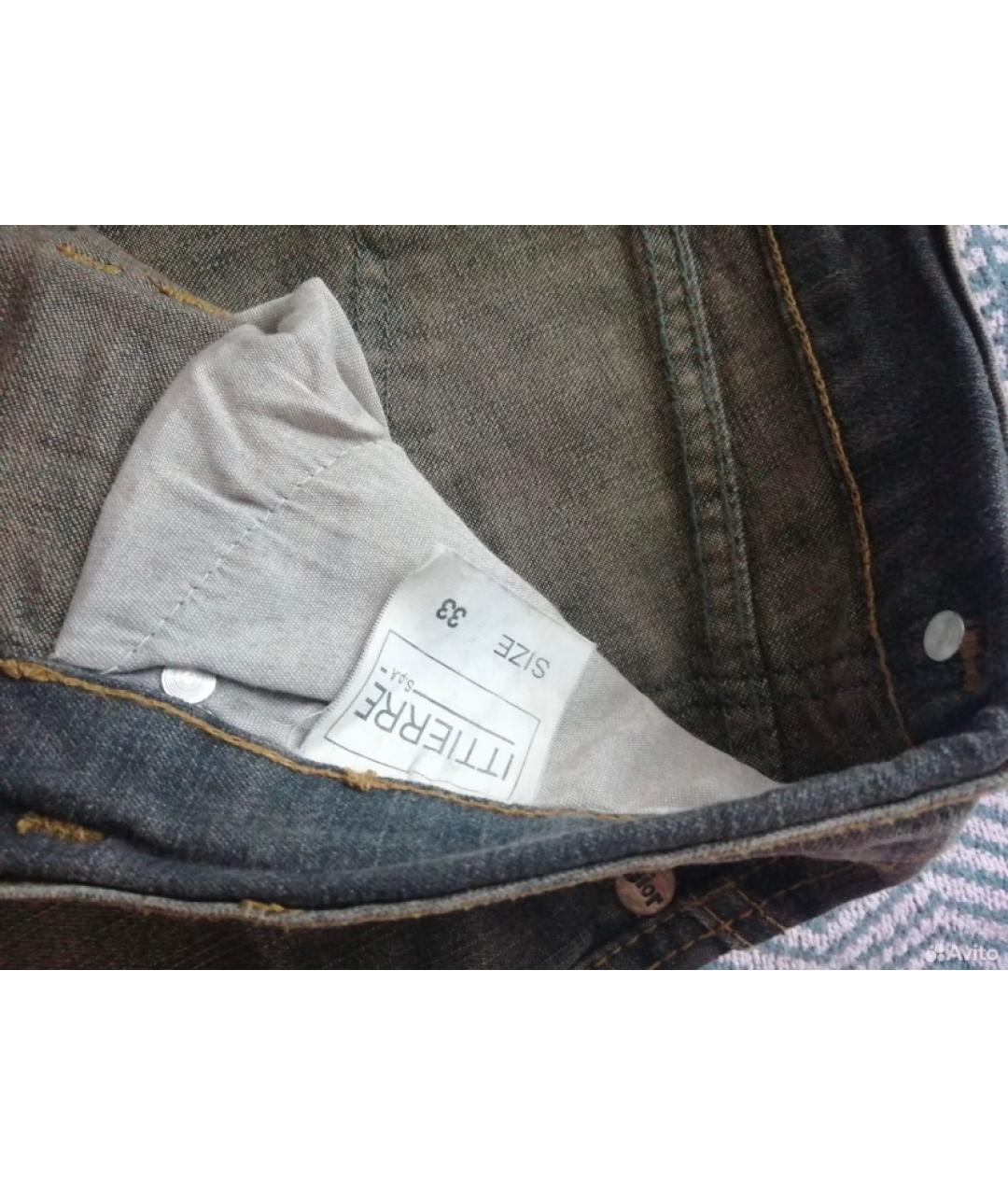 CHRISTIAN DIOR Серые джинсы клеш, фото 4