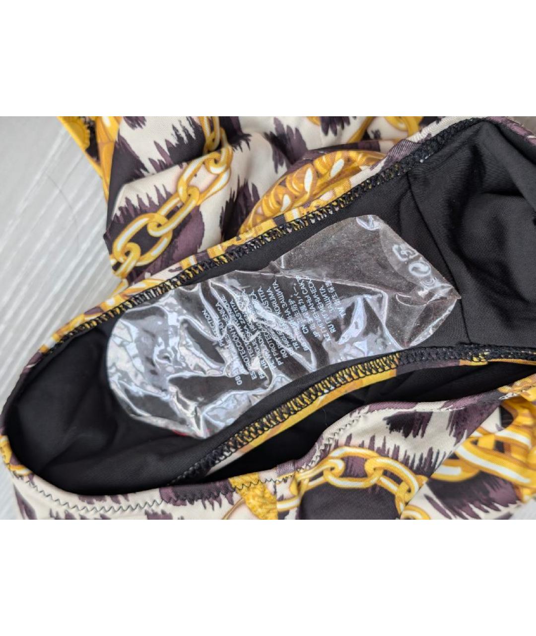 MOSCHINO Мульти полиэстеровый купальник, фото 4