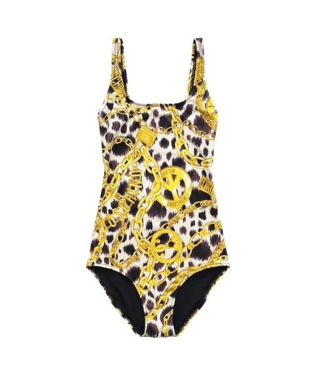 MOSCHINO Мульти полиэстеровый купальник, фото 7