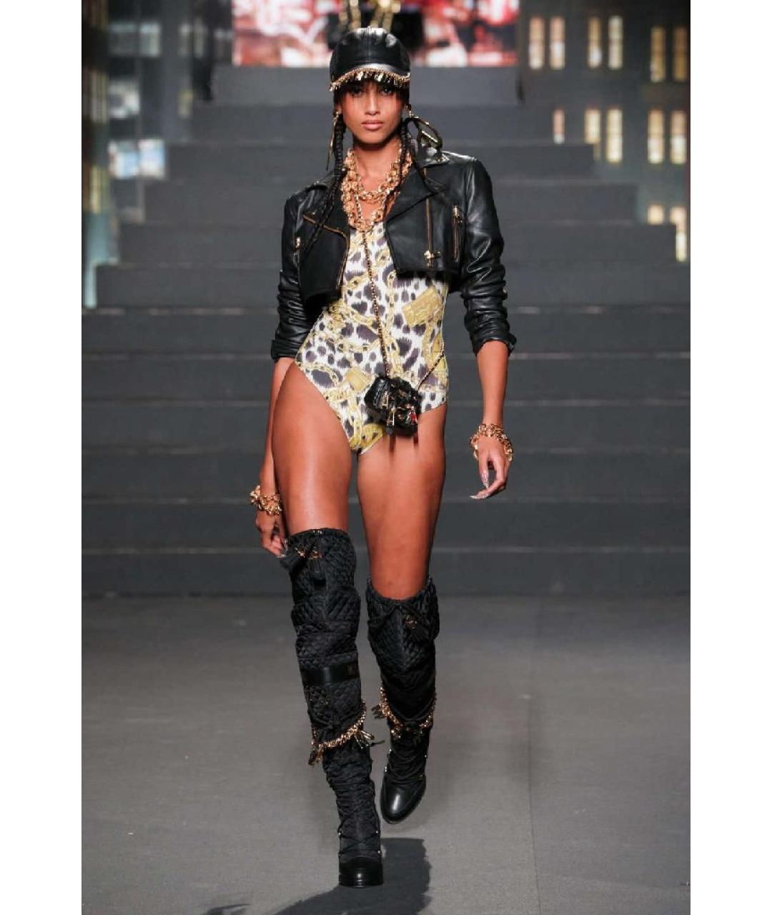 MOSCHINO Мульти полиэстеровый купальник, фото 6