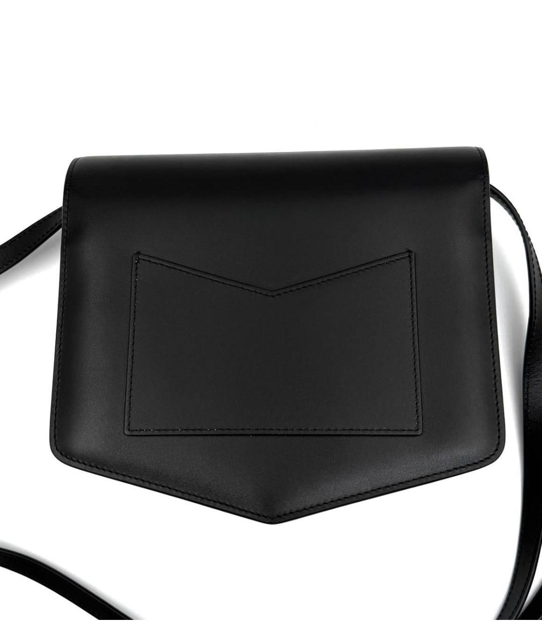 ALAIA Черная кожаная сумка через плечо, фото 4