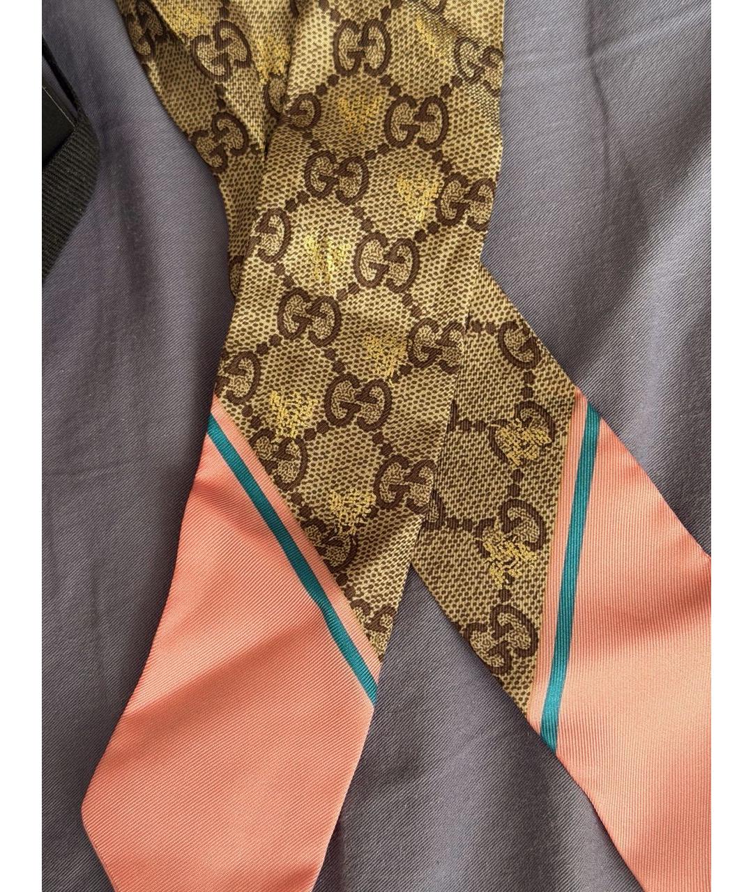 GUCCI Розовый платок, фото 4