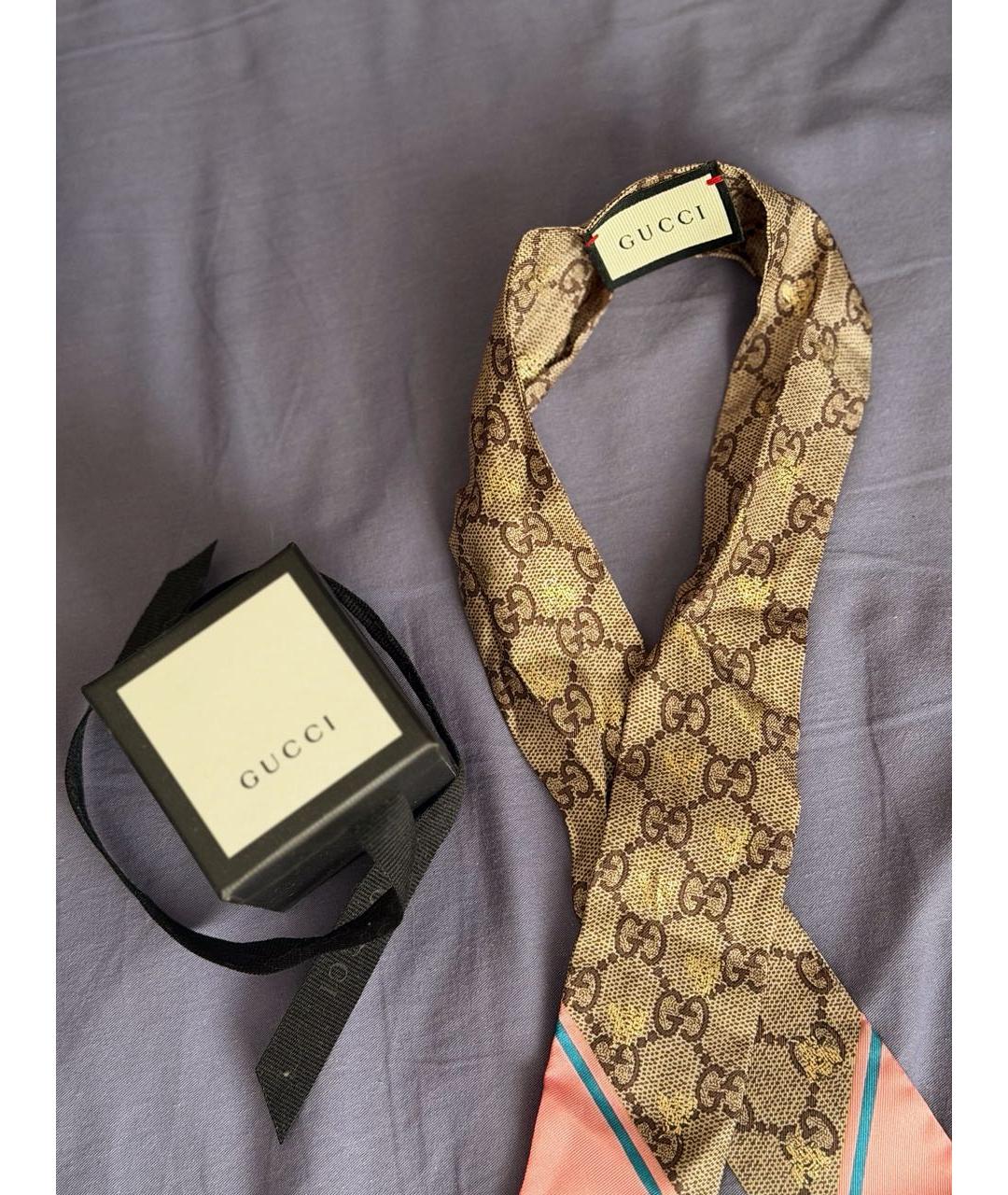 GUCCI Розовый платок, фото 2