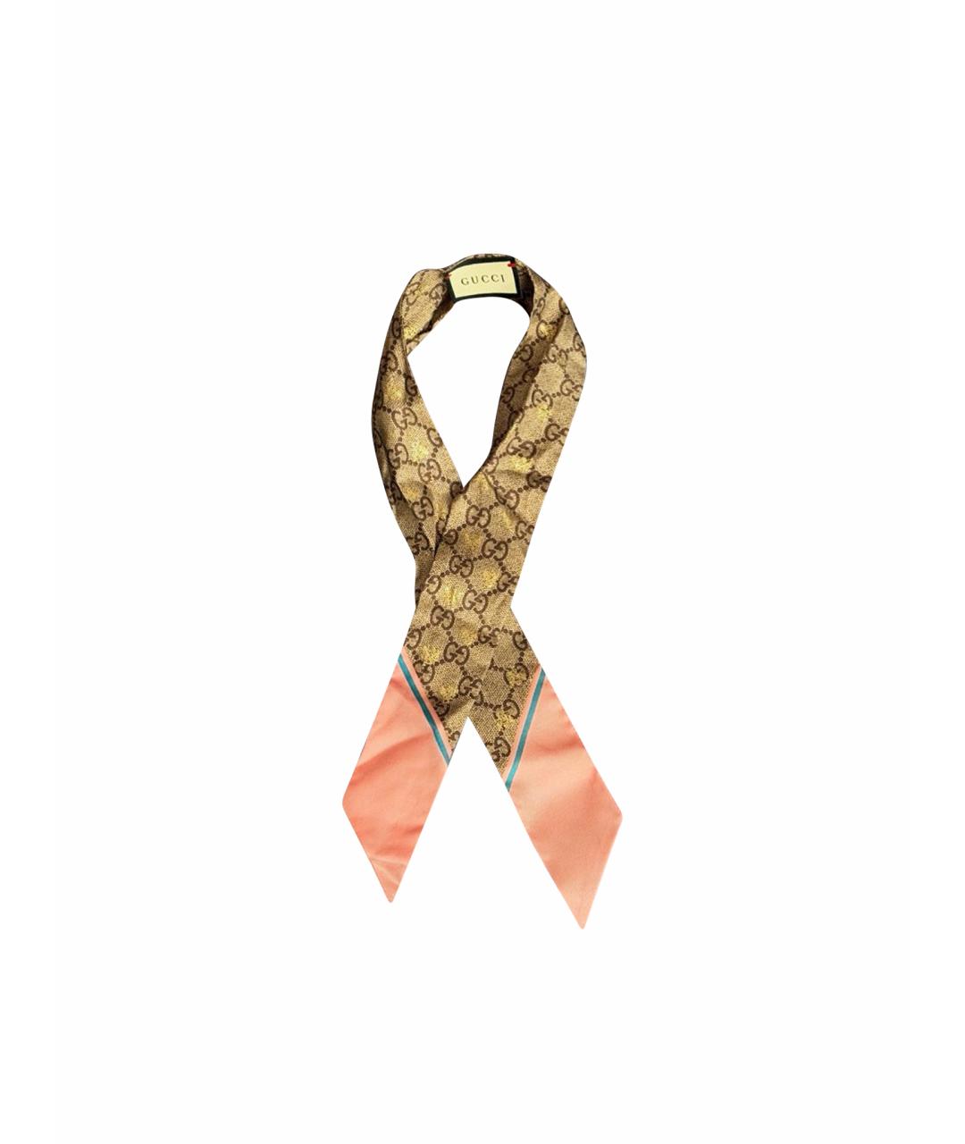 GUCCI Розовый платок, фото 1