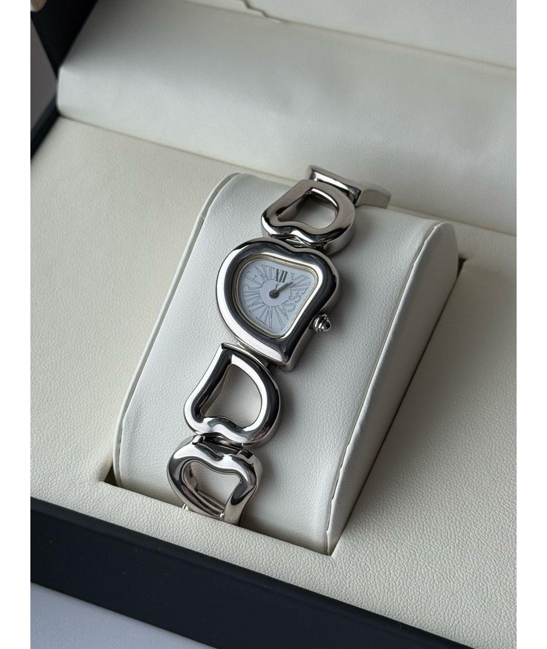 SAINT LAURENT Серебряные часы, фото 9