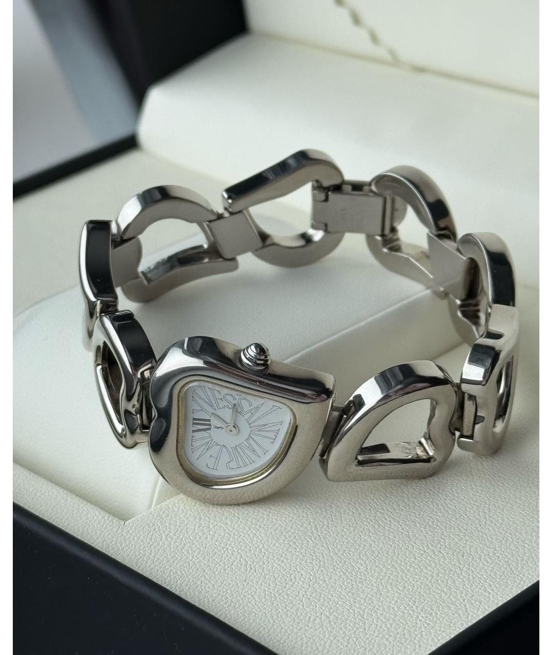 SAINT LAURENT Серебряные часы, фото 7