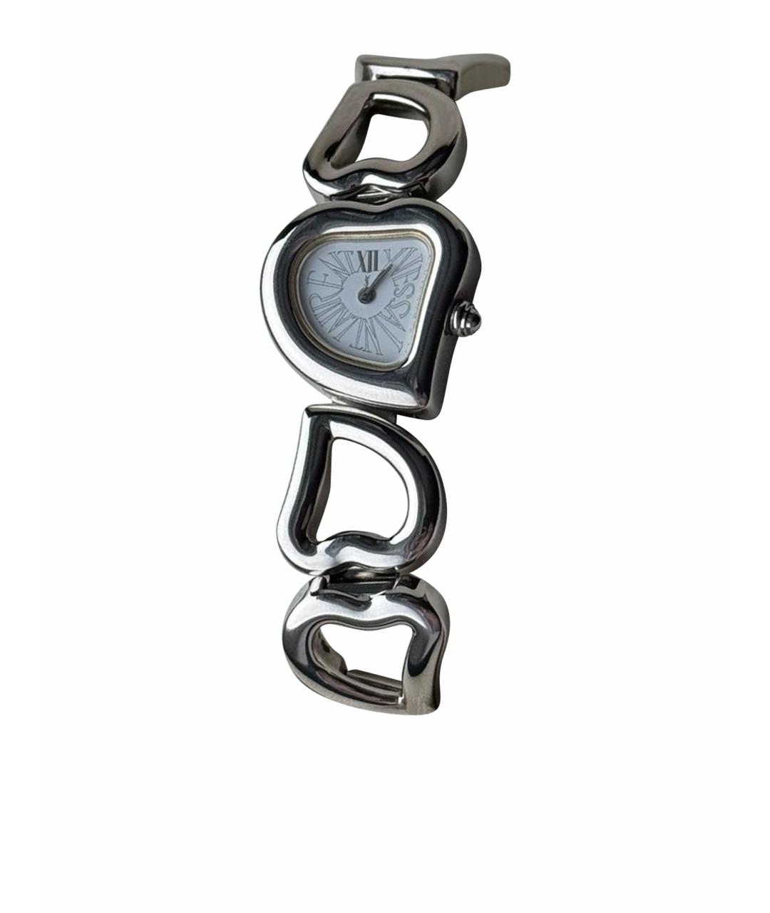 SAINT LAURENT Серебряные часы, фото 1